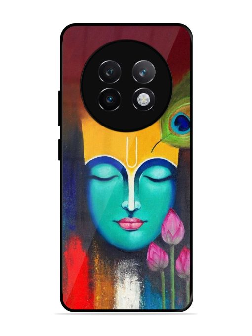 Divine Tranquility: The Face Of Krishna Glossy Soft Edge Case for Realme 13 Plus (5G)