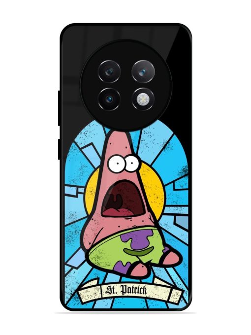 St. Patrick'S Day Stained Glass Patrick Star Glossy Soft Edge Case for Realme 13 Plus (5G)