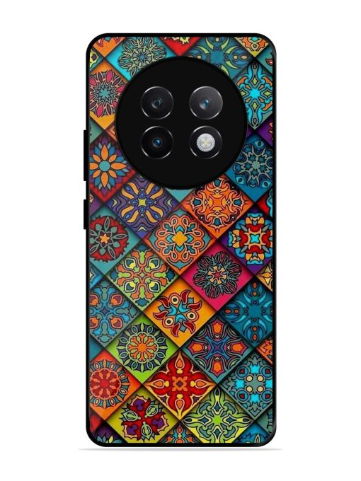 Patchwork Mandala Mosaic Glossy Soft Edge Case for Realme 13 Plus (5G)