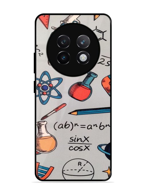 Science Doodle Delight Glossy Soft Edge Case for Realme 13 Plus (5G)