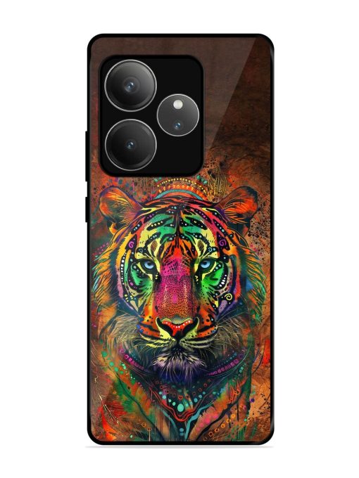 Cosmic Tiger Glossy Soft Edge Case for Realme Gt 6