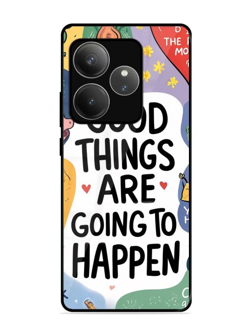 Uplifting Scribbles Glossy Soft Edge Case for Realme Gt 6