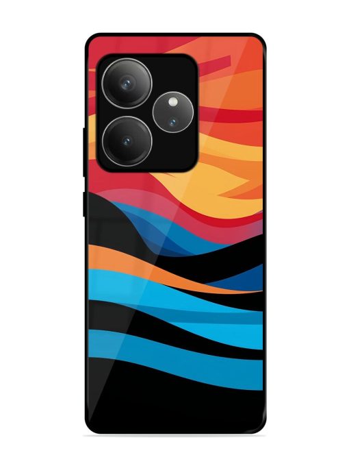 Blazing Currents Glossy Soft Edge Case for Realme Gt 6