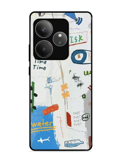 Mind Map Madness Glossy Soft Edge Case for Realme Gt 6