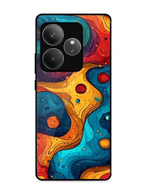 Cosmic Swirl Glossy Soft Edge Case for Realme Gt 6