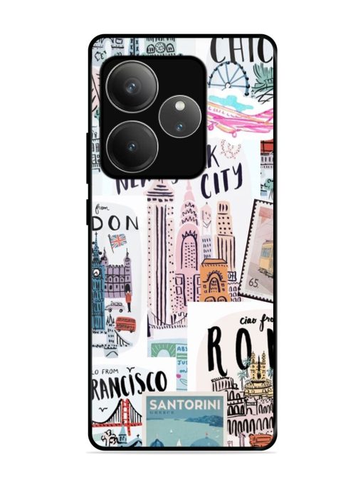 Travelogue Glossy Soft Edge Case for Realme Gt 6