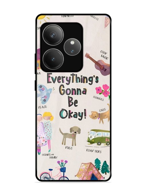 Sunshine And Smiles Glossy Soft Edge Case for Realme Gt 6