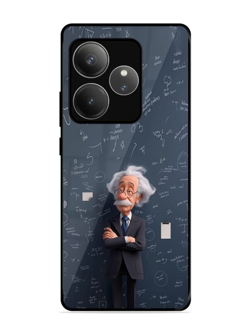 Albert Einstein Glossy Soft Edge Case for Realme Gt 6