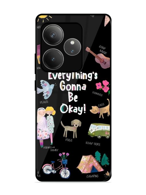 Everything'S Gonna Be Okay Glossy Soft Edge Case for Realme Gt 6