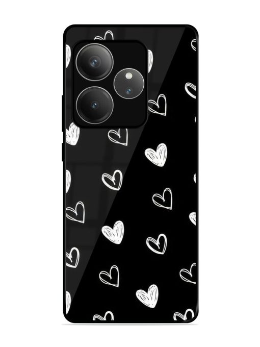 Scattered Hearts Glossy Soft Edge Case for Realme Gt 6