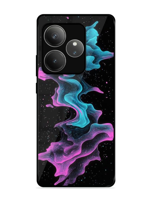 Cosmic Currents Glossy Soft Edge Case for Realme Gt 6