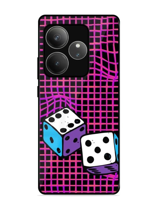 Glitched Dice Glossy Soft Edge Case for Realme Gt 6