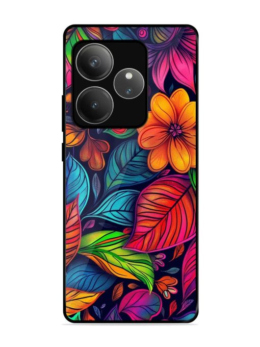 Rainbow Of Blooms Glossy Soft Edge Case for Realme Gt 6