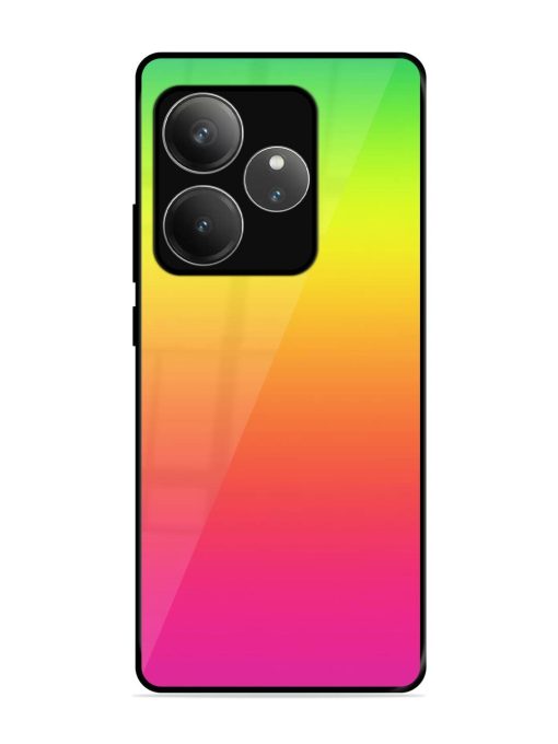 Rainbow Gradient Glossy Soft Edge Case for Realme Gt 6