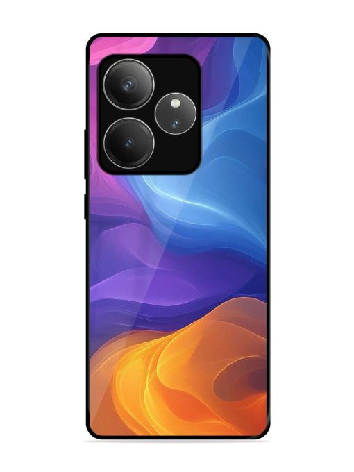 Cosmic Currents Glossy Soft Edge Case for Realme Gt 6