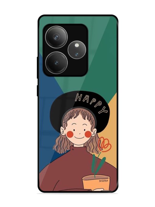 Happy Momo Glossy Soft Edge Case for Realme Gt 6