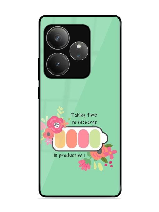 Recharge And Bloom Glossy Soft Edge Case for Realme Gt 6