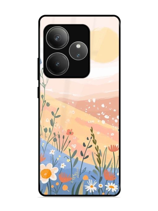 Golden Hour Blooms Glossy Soft Edge Case for Realme Gt 6