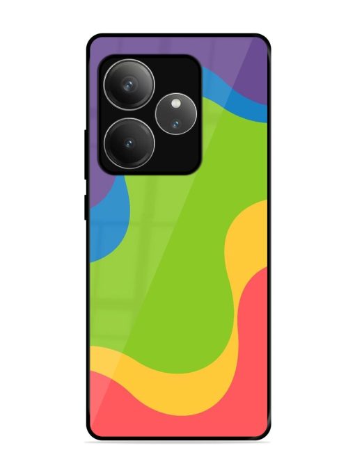 Wavy Rainbow Wonderland Glossy Soft Edge Case for Realme Gt 6