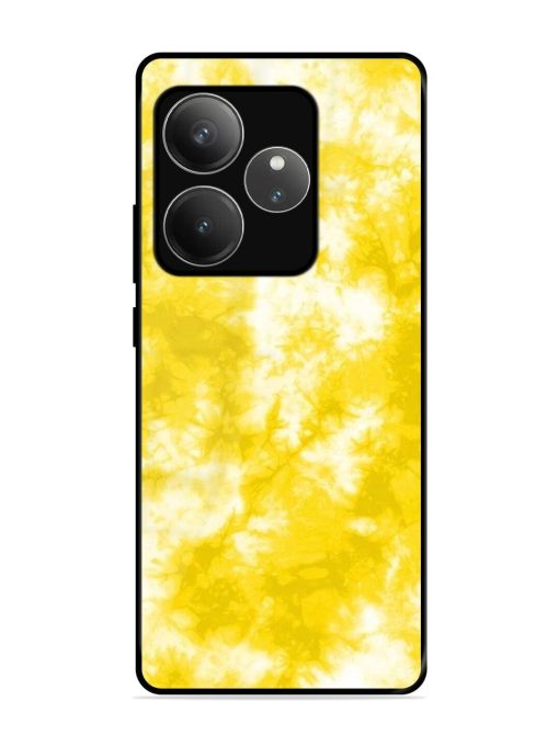 Golden Tie-Dye Twirl Glossy Soft Edge Case for Realme Gt 6