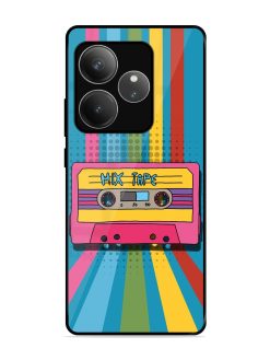 Retro Cassette Tapes Glossy Soft Edge Case for Realme Gt 6