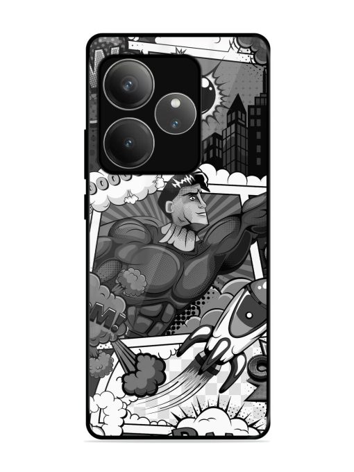 Comic Book Chaos Glossy Soft Edge Case for Realme Gt 6