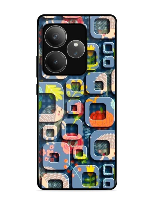 Hedgehog Hideout Glossy Soft Edge Case for Realme Gt 6