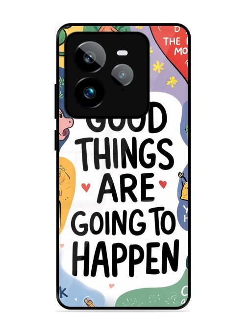 Uplifting Scribbles Glossy Soft Edge Case for Realme Gt 7 Pro (5G)