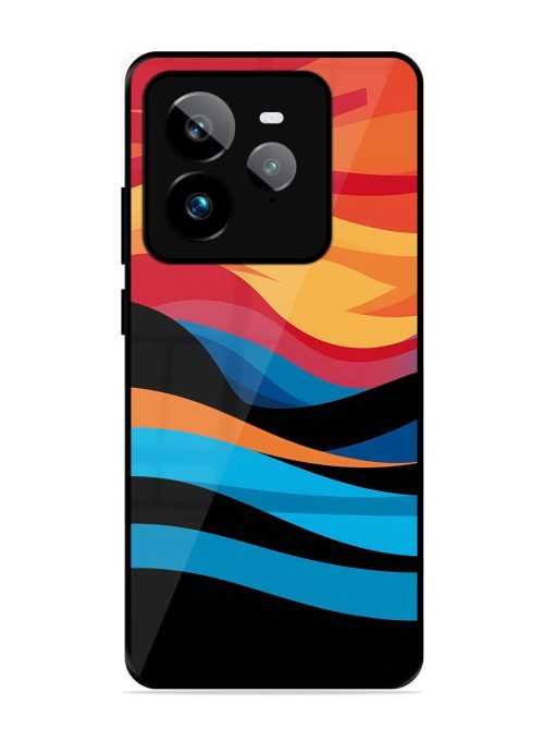 Blazing Currents Glossy Soft Edge Case for Realme Gt 7 Pro (5G)