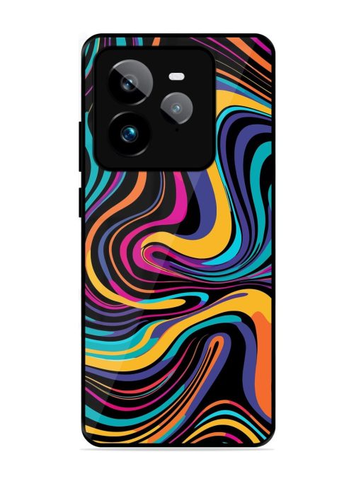 Psychedelic Swirl Glossy Soft Edge Case for Realme Gt 7 Pro (5G)