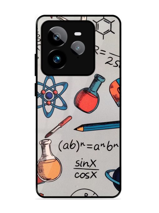 Science Doodle Glossy Soft Edge Case for Realme Gt 7 Pro (5G)