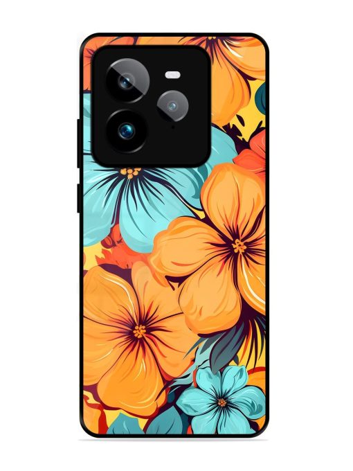 Tropical Bloom Glossy Soft Edge Case for Realme Gt 7 Pro (5G)