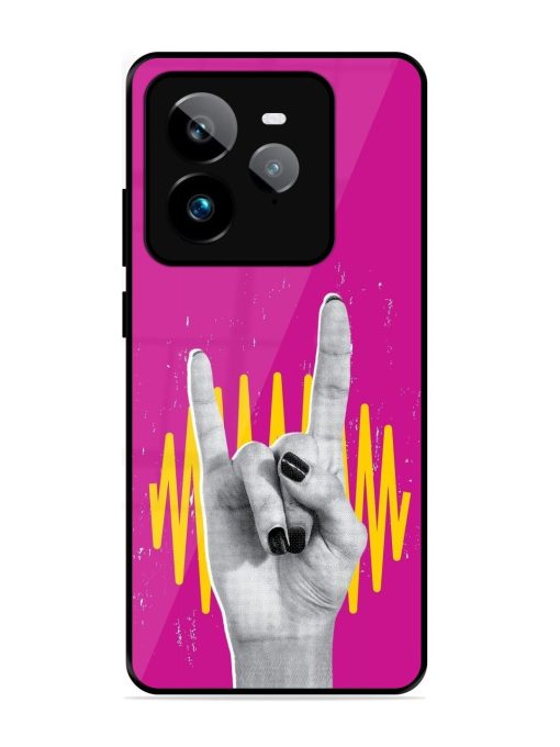 Rock Hand Glossy Soft Edge Case for Realme Gt 7 Pro (5G)