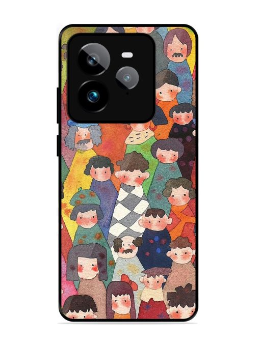 Blooming Arcs Glossy Soft Edge Case for Realme Gt 7 Pro (5G)