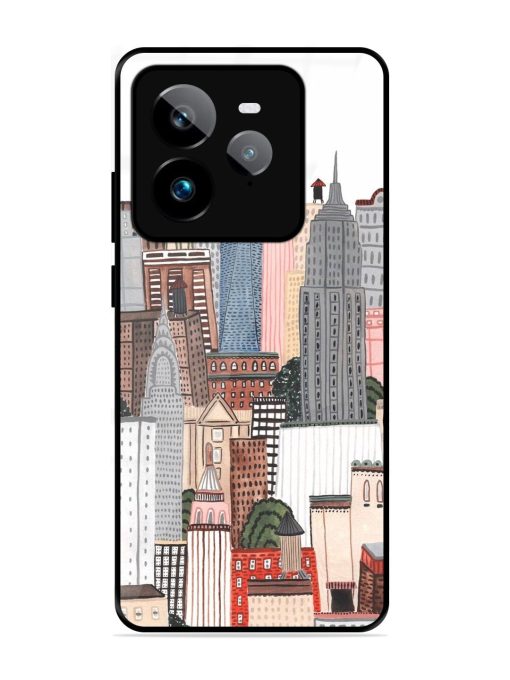 Cityscape Dreams Glossy Soft Edge Case for Realme Gt 7 Pro (5G)