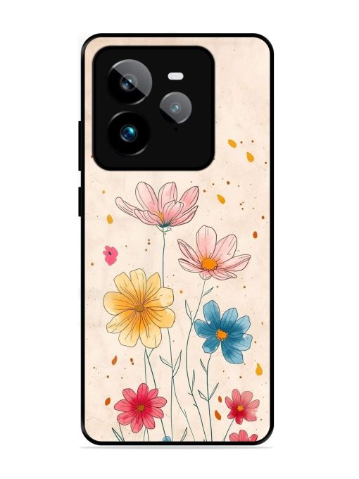 Delicate Bloom Glossy Soft Edge Case for Realme Gt 7 Pro (5G)