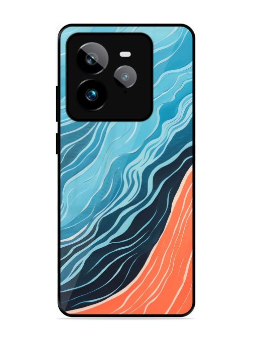 Oceanic Divide Glossy Soft Edge Case for Realme Gt 7 Pro (5G)