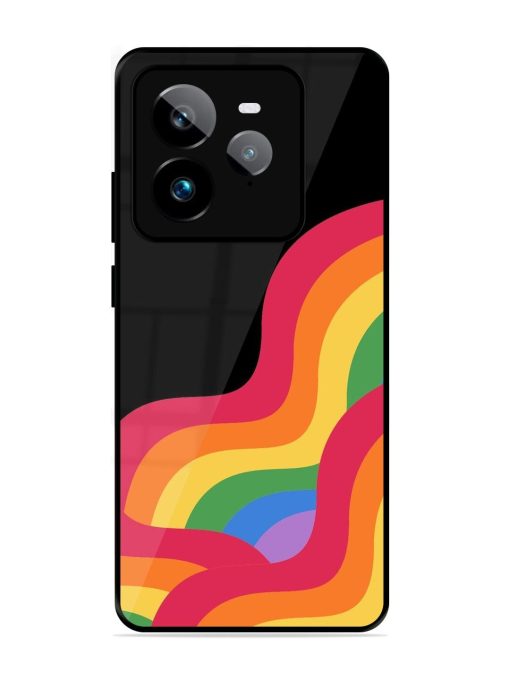 Wavy Rainbow Glossy Soft Edge Case for Realme Gt 7 Pro (5G)