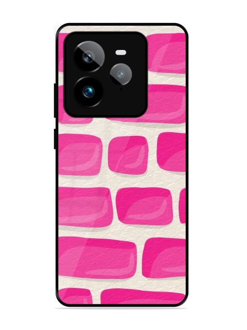 Pink Brick Wall Glossy Soft Edge Case for Realme Gt 7 Pro (5G)