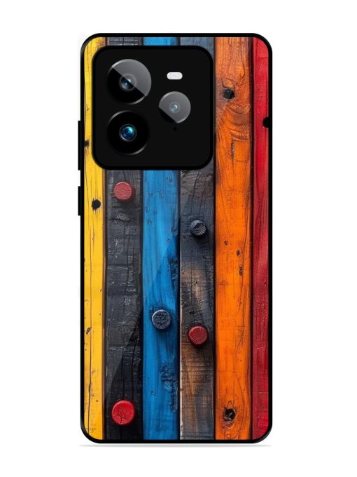 Rainbow Plank Glossy Soft Edge Case for Realme Gt 7 Pro (5G)