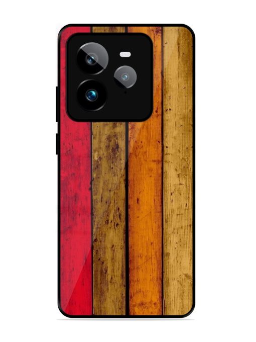 Colorful Woodgrain Glossy Soft Edge Case for Realme Gt 7 Pro (5G)