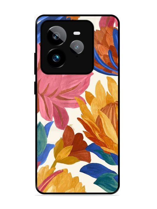 Blooming Tapestry Glossy Soft Edge Case for Realme Gt 7 Pro (5G)