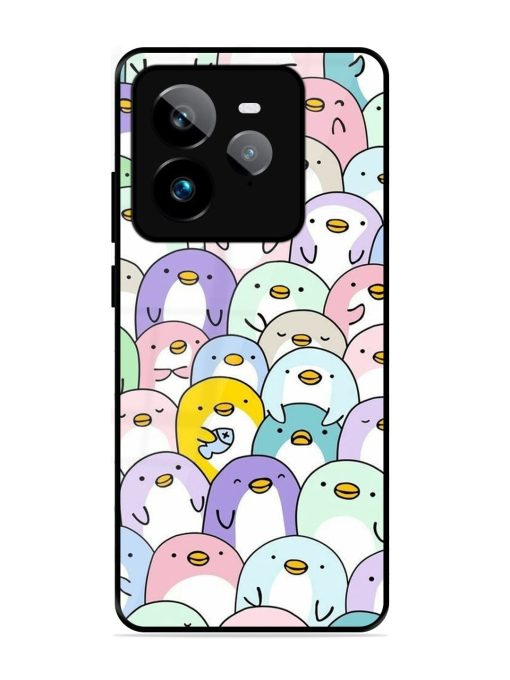 Penguin Party Glossy Soft Edge Case for Realme Gt 7 Pro (5G)