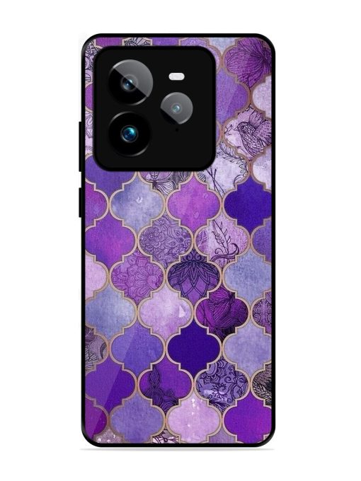 Purple Mosaic Magic Glossy Soft Edge Case for Realme Gt 7 Pro (5G)