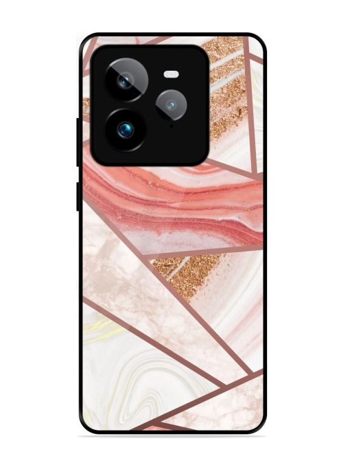 Rosy Mosaic Glossy Soft Edge Case for Realme Gt 7 Pro (5G)