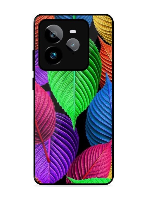 Rainbow Leaf Symphony Glossy Soft Edge Case for Realme Gt 7 Pro (5G)