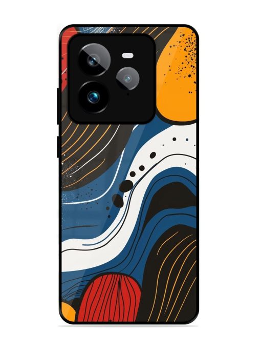 Abstract Expression Glossy Soft Edge Case for Realme Gt 7 Pro (5G)