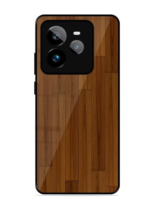 Warm Woodgrain Glossy Soft Edge Case for Realme Gt 7 Pro (5G)