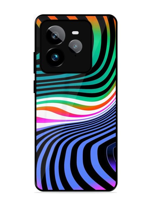 Psychedelic Waves Glossy Soft Edge Case for Realme Gt 7 Pro (5G)