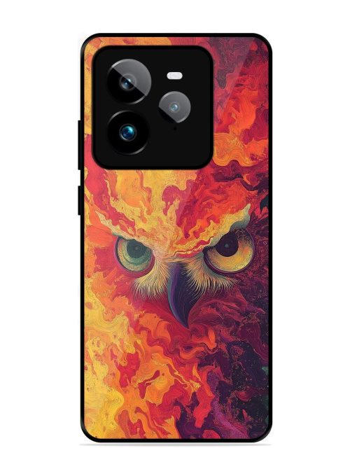 Fiery Owl Glossy Soft Edge Case for Realme Gt 7 Pro (5G)